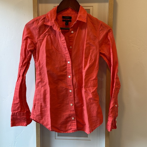 J Crew Linen ‘Perfect Shirt’ - Picture 4 of 11